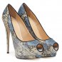 *Brand New Authentic Giuseppe Zanotti Sharon Python Embossed Pumps