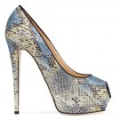 *Brand New Authentic Giuseppe Zanotti Sharon Python Embossed Pumps