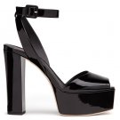 *Brand New* Authentic Giuseppe Zanotti  Black patent leather upper Platform Pump