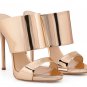 *Brand New* Authentic Giuseppe Zanotti  Rose Gold Patent Leather Upper Pumps