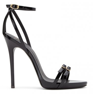 *Brand New* Authentic Giuseppe Zanotti Black patent leather upper Heels