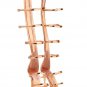 *Brand New* Authentic Giuseppe Zanotti  Rose Gold Mirrored Patent Leather Upper Straped Heels