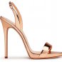 *Brand New* Authentic Giuseppe Zanotti Rose Gold Leather Straped Pumps