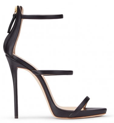 *Brand New* Authentic Giuseppe Zanotti  Black Patent Leather Upper Heels