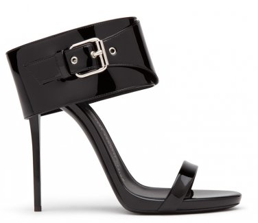 *Brand New* Authentic Giuseppe Zanotti Black Patent Leather Upper Heels