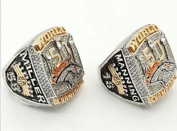 Peyton Manning/Von Miller Set/Denver Broncos 50th Super Bowl ...