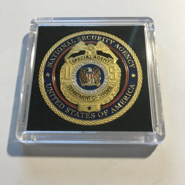 NSA US National Security Agency Special Agent DOD Challenge Coin G-35A