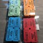 500/1000 Raffle Tickets 50/50 Double Stub Split the Pot Festival New 4 Colors