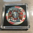 America's Heroes 9/11 Challenge Coin NYFD 343 First Responders Hero Coin w Case