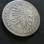 Indian Warrior Novelty Good Luck Heads Tails Challenge Coin Token USA Seller 298
