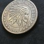 Indian Warrior Novelty Good Luck Heads Tails Challenge Coin Token USA Seller 298
