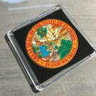 Great State of FLORIDA State Seal Colorized Collectible Challenge Coin/Case #285