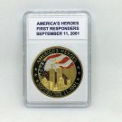 America's Heroes 9/11 Challenge Coin First Responders Hero Coin with Case