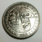 Knights Templar Skull Horseman Novelty Good Luck Challenge Coin 38mm #294