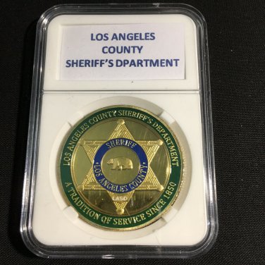 LOS ANGELES COUNTY SHERIFF'S DEPARTMENT Challenge Coin 40mm P47