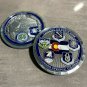 U.S. SPACE FORCE/COMMAND Challenge Coin PETERSON AFB COLORADO Large 45mm BOXED