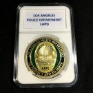 LOS ANGELES LAPD POLICE GOLD FINISH DEPARTMENT Challenge Coin 40mm P20