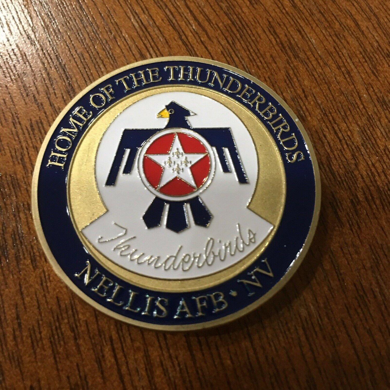 Thunderbirds Nellis AFB NV Challenge Coin United States AIR FORCE USAF AF12