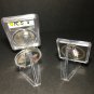 10-Pcs Plastic Coin Display Stand Clear Round Slab Case Capsules Holder Easel
