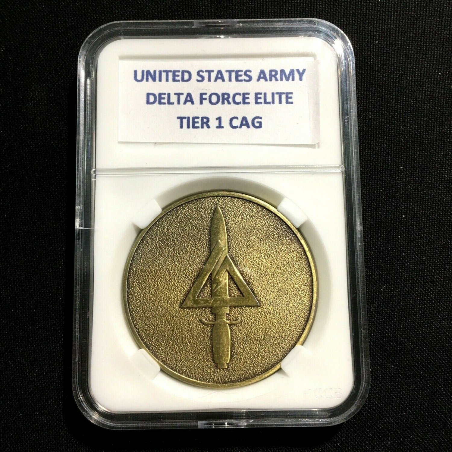 Delta Force Elite Tier 1 CAG Army Special Forces Challenge Coin Bronze