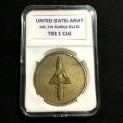 UNITED STATES ARMY DELTA FORCE ELITE TIER 1 CAG Bronze Tn Challenge Coin A-1