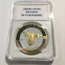 USAF SR-71 Blackbird Spy Plane Challenge Coin 40mm with PCGS Case AF11