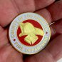 LACoFD LOS ANGELES COUNTY FIRE DEPARTMENT Gold Plated Challenge Coin F-20