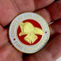 LACoFD LOS ANGELES COUNTY FIRE DEPARTMENT Gold Plated Challenge Coin F-20