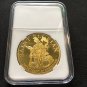 LACoFD LOS ANGELES COUNTY FIRE DEPARTMENT Gold Plated Challenge Coin F-20