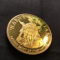 LACoFD LOS ANGELES COUNTY FIRE DEPARTMENT Gold Plated Challenge Coin F-20
