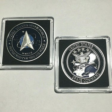 U.S. SPACE FORCE - SPACE COMMAND Challenge Coin w/Case FREE SHIPPING USA AF41
