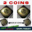 2X 2nd Amendment Challenge Coin Right to Keep & Bear Arms-With Case! Ships FREE!