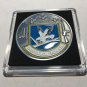 USAF CHALLENGE COIN US AIR FORCE SECURITY POLICE MILITARY w Case