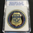 DEPARTMENT OF THE TREASURY IRS Special Agent Challenge Coin 40mm G-01