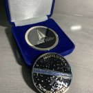 U.S. SPACE FORCE Challenge Coin USAF Peterson AFB Schriever Garrison w Box