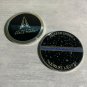 U.S. SPACE FORCE Challenge Coin USAF Peterson AFB Schriever Garrison w Box