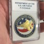 F-15 EAGLE TACTICAL FIGHTER AIRCRAFT Challenge Coin-USAIR FORCE USAF A34