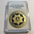 SAN JOSE POLICE DEPARTMENT Challenge Coin w CASE! P58