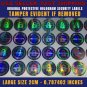 1000 ROUND HOLOGRAM AUTHENTIC VOID SECURITY LABELS STICKERS SEALS LARGE SIZE