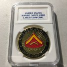 LANCE CORPORAL Challenge Coin US Marine Corps USMC M19