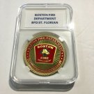BOSTON Massachusetts Fire Department First in the Nation Challenge Coin 40mm F1