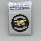 CHALLENGE COIN-Seal Team THREE- US NAVY NAVAL SPECIAL WARFARE DEVELOPMENT GROUP
