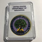 United States Department of Education (DOE) Challenge Coin 40mm with CASE G57