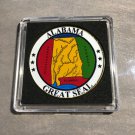 Great State of ALABAMA State Seal Colorized Collectible Challenge Coin #346