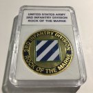 3RD Infantry Division US Army Challenge Coin "Rock of the Marne" USA A45