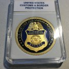 United States DOHS "Customs & Border Protection" Challenge Coin 40mm w/case G25