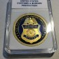 United States DOHS "Customs & Border Protection" Challenge Coin 40mm w/case G25