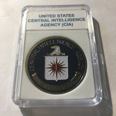 CIA United States Central Intelligence Agency BRONZE TONE Challenge Coin G-45