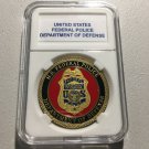 United States Department Of Defense U.S. FEDERAL POLICE Challenge Coin 40mm G10