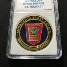 MINNESOTA STATE PATROL ST MICHAEL POLICE Challenge Coin 40mm with Case P26
